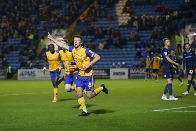 Mansfield Town are now just three points behind Carlisle United after tonight's win.