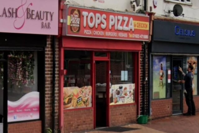 Tops Pizza was given a four-out-of-five rating after assessment on November 8.