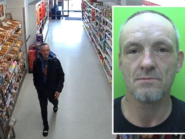 Shane Hickling, of Kent Close, Worksop, pleaded guilty to nine counts of shop theft and one count of bike theft. Hickling, the subject of a suspended sentence order from previous offences, was jailed for a total of 46 weeks. (Picture: Nottinghamshire Police.)