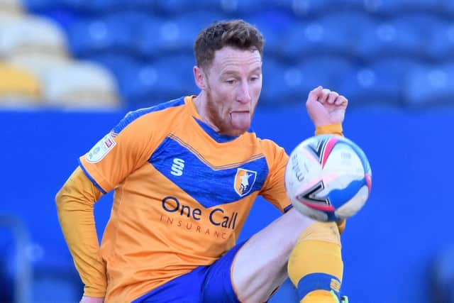 Stephen Quinn went close for the Stags. Picture: Andrew Roe/AHPIX LTD