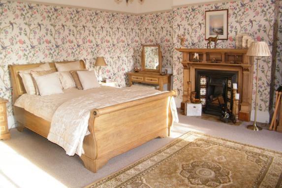Inside one of the property's eight bedrooms.
