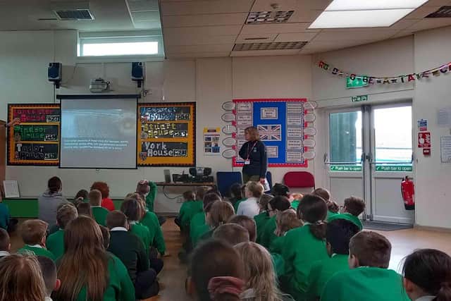 The children also went to an informative assembly