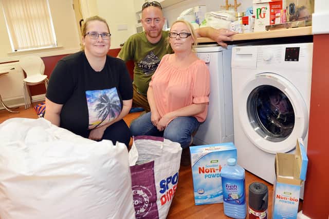 Haylea Williams, Michael Ratcliffe and Kirsty Ratcliffe.