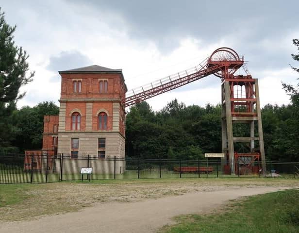 Winding House and Headstocks at Bestwood Colliery