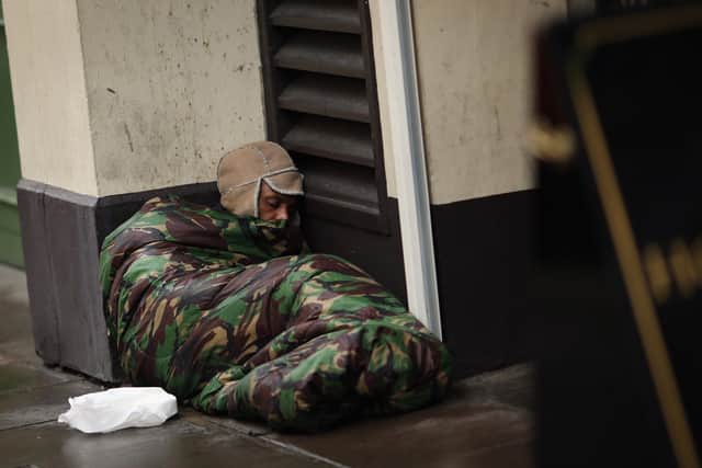 More people were sleeping rough in Ashfield last autumn, new figures show. Photo: Getty Images