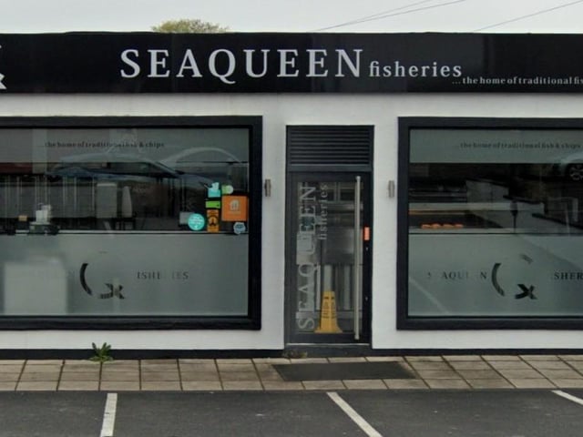 Seaqueen Fisheries on Warsop Road, Mansfield Woodhouse. Last inspected on March 21, 2024.