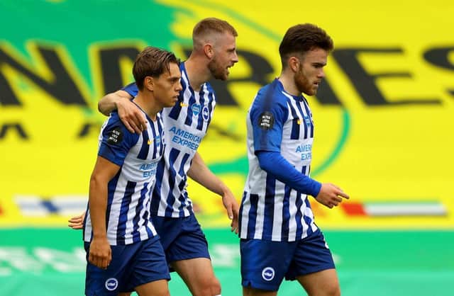 The stat experts feel the win for Brighton over Norwich City was fair. Picture: Getty