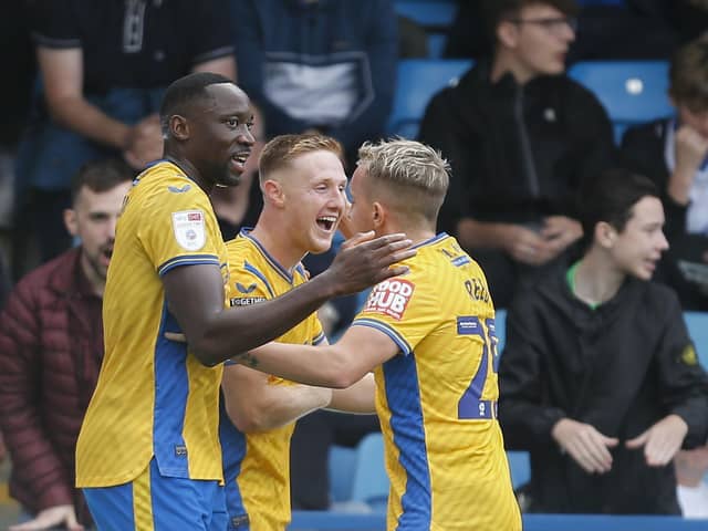 Goal machine Davis Keillor-Dunn nets in Saturday's draw at Gillingham - report inside. Photo by Chris & Jeanette Holloway/The Bigger Picture.media.