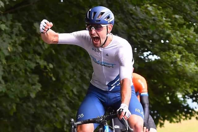 Ross Lamb celebrates another victory.