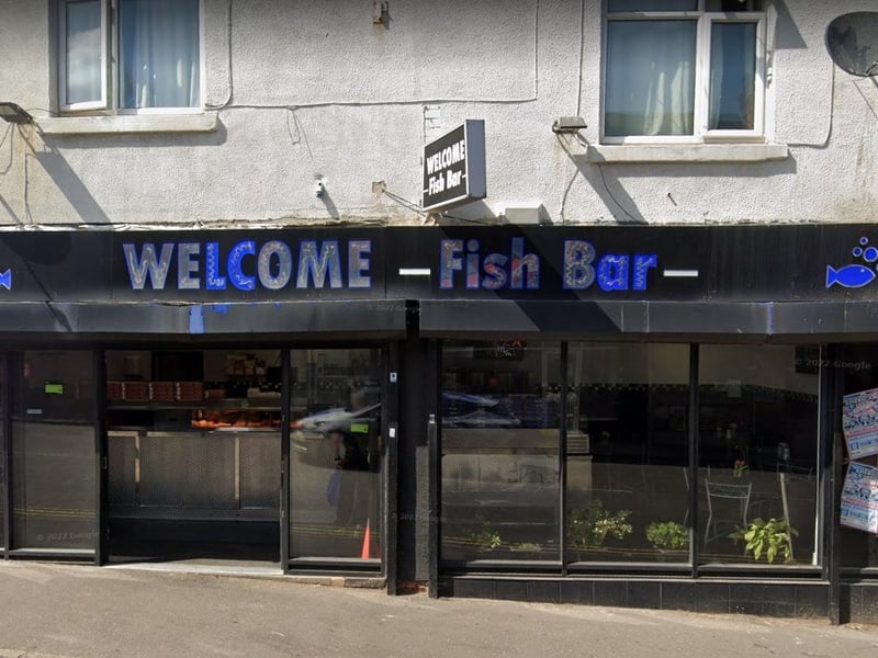 Welcome Fish Bar on King Edward Street, Shirebrook. Last inspected on May 4, 2022.