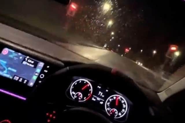 Jack Slack filmed himself passing through a red traffic light in Mansfield at 70mph before speeding further along Abbotts Road and Beck Lane.