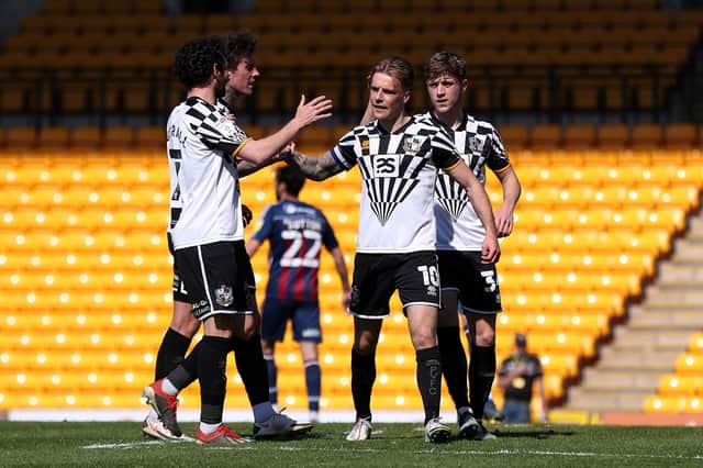 Will Swan (pictured back left) had a spell with Port Vale last season.
