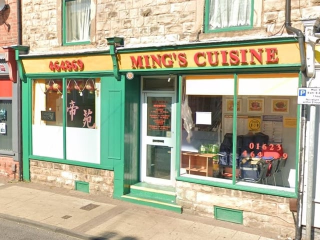 Mings Cuisine, on Newgate Lane, Mansfield, was given a five rating following an assessment on February 23.
