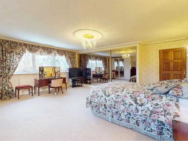 The spacious property has ample room for a large family or for hosting guests.