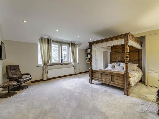 One of the stunning double bedrooms in the spacious property