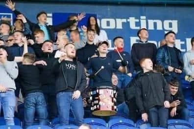 Nathan Barnes leads the noise at a home game.