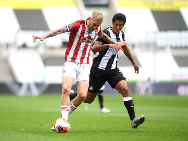Had little impact in either of the Blades' first two games back. Rarely looked like threatening the defences of Aston Villa or Newcastle United.