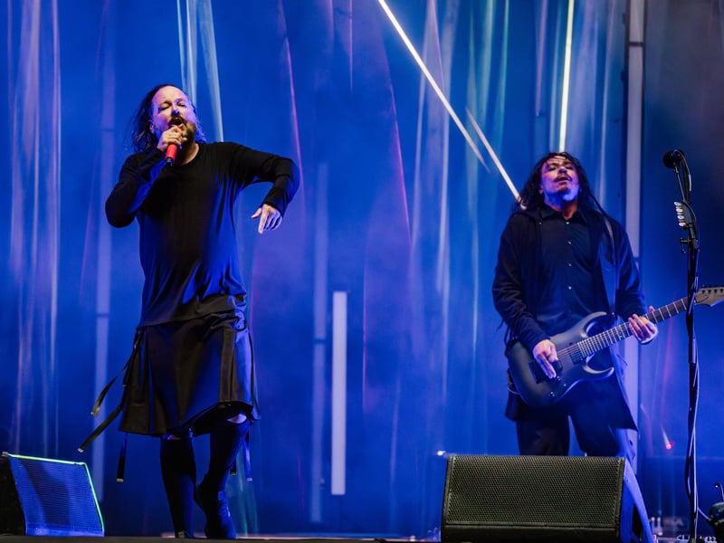 Korn headlined the Apex Stage on Sunday, June 15
