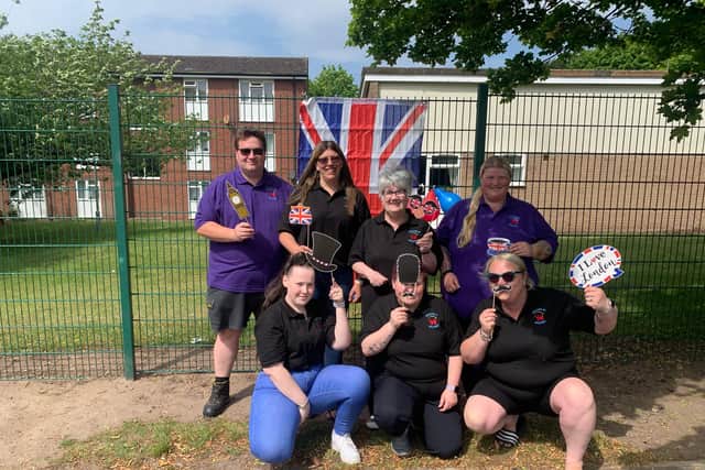 Some members of the Friends of Bellamy group who organised the event. Back left to right: James Boneham, Kerri Daft, Janet Turton, Francesca Goff. Front left to right: Imogen Spencer, Charlotte Gibson, Charlotte Inkle.