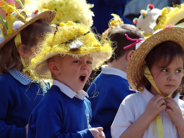 St. Edmunds School Easter bonnet parade in 2009
