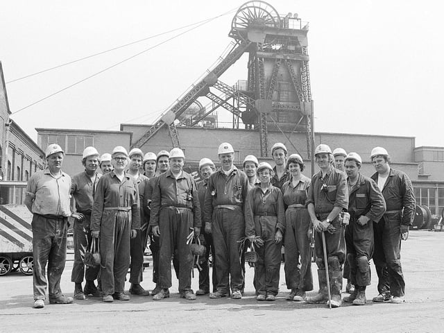Retro- 1973 Mansfield Colliery Visit by Mayor Len Lees.