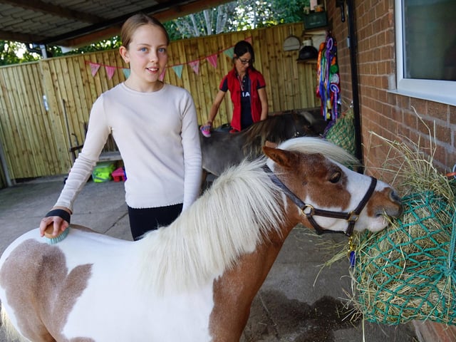 Elise hopes to follow in her mother's footsteps when it comes to horses.