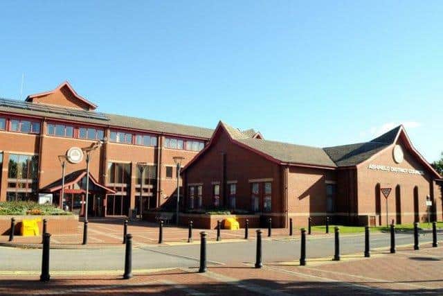 Ashfield District Council headquarters.