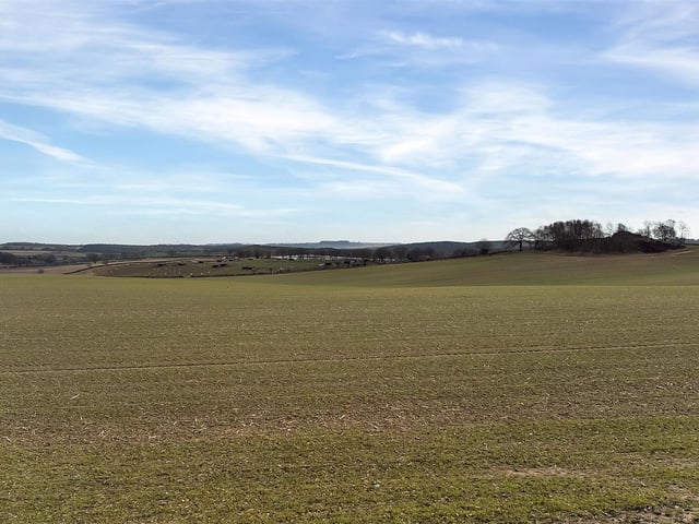 The property enjoys extensive views over fields, leading to its name of Field View House.