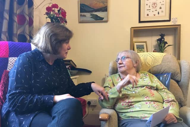 Picture of Margery and Ann as part of Good Neighbours scheme by SCCCC. Picture by SCCCC.