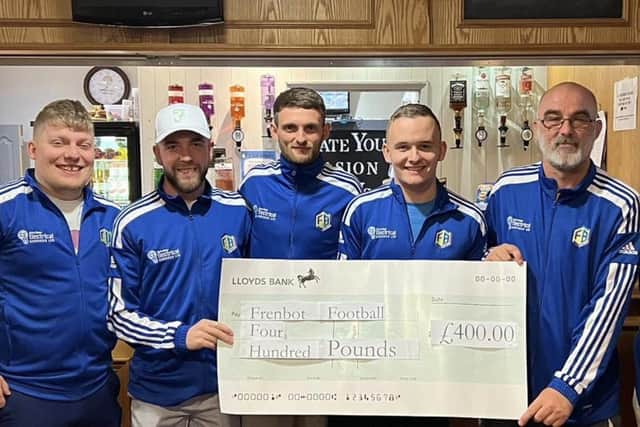 The Frenbot lads are 'thankful' for the donation and continued support.