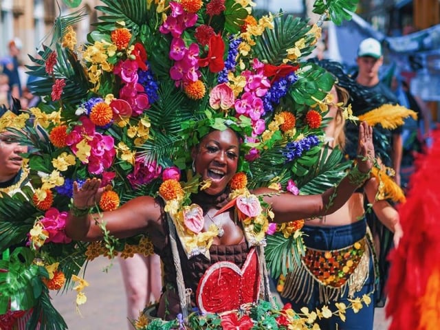 The carnival event helped bring the party vibes to Mansfield