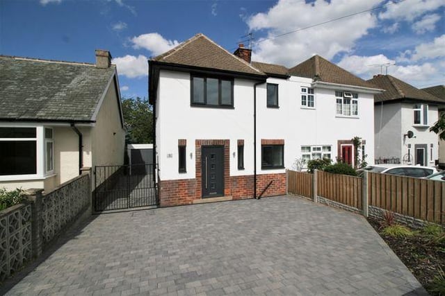 This two bedroom semi-detached house is modern throughout with a bath and separate shower in the bathroom. Marketed by Strada Estates, 01246 398946.
