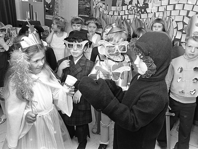 A scene from their school concert