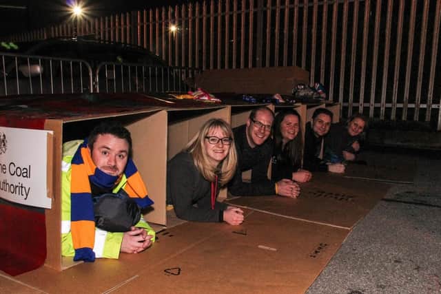 More than 120 people slept under the stars in Mansfield on Friday night (March 25) at the Mansfield FC One Call stadium.