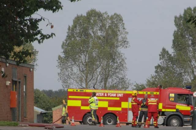 Nine fire engines are on site at Forest Lane, Walesby near Ollerton.