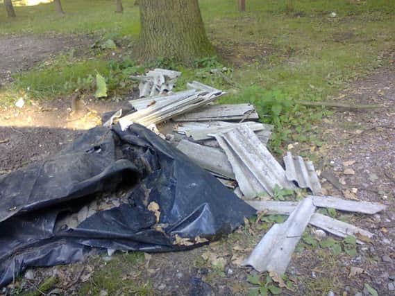 Asbestos found in Blidworth woodland.