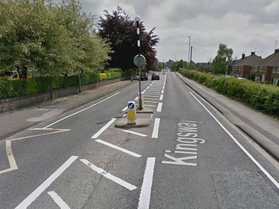 The collision happened on Kingsway, Kirkby-in-Ashfield. Picture: Google.