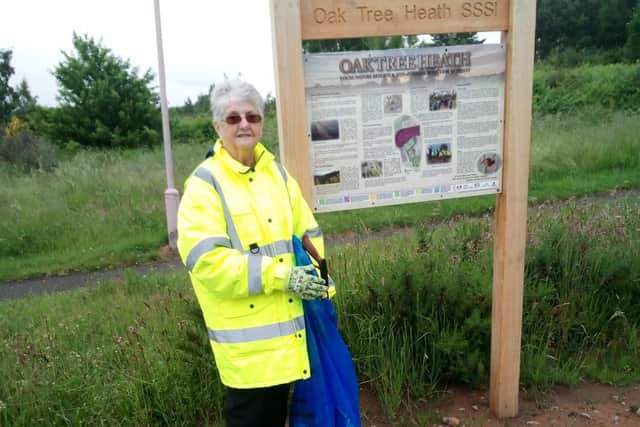 Oak Tree Conservation Group volunteer Freda Jackson.