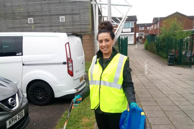 Housing officer Hayley Jackson.