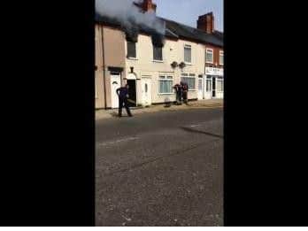 Sutton house fire.