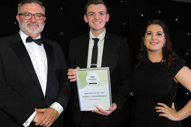 Apprentice of the Year runner-up Lewis Halfpenny.