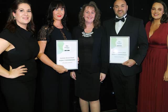 Customer Service Award runners-up.