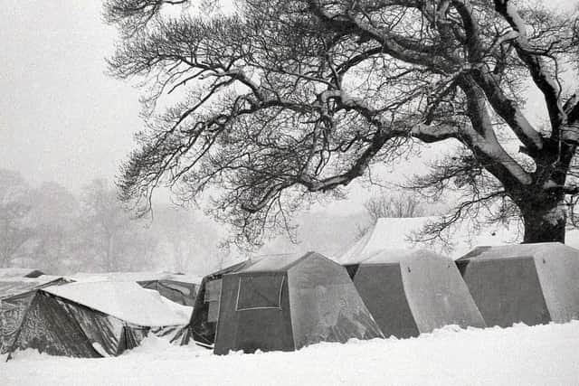 Camping exhibition Berry Hill 1981.