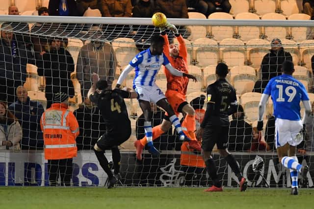 Fantastic one-handed save from Szmodics and another great save from Dickenson. Even though he got a hand on the second goal, I think it would be harsh to blame him for the goal.