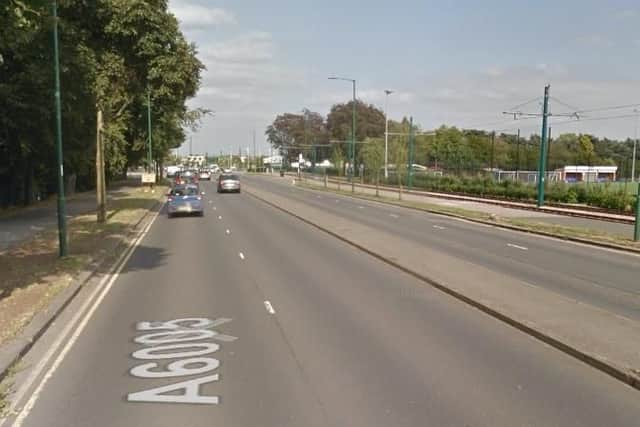 A6005 Castle Boulevard-Abbey Bridge-University Boulevard, Nottingham