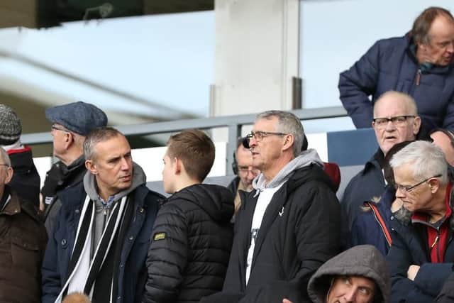 Derby fans during the 2-0 win over Hull City.