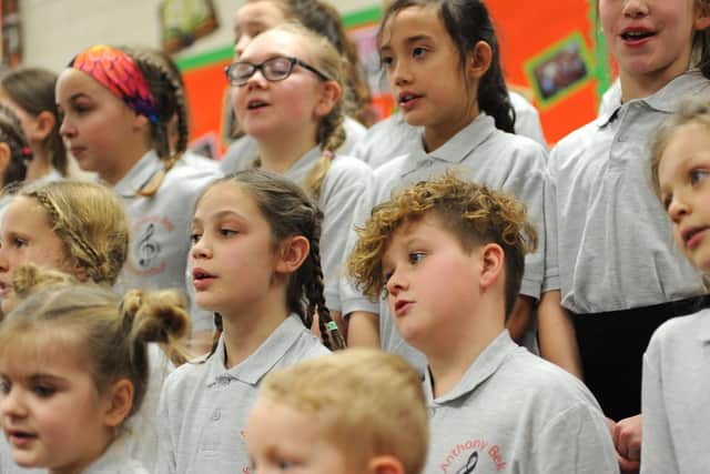 Almost 50 of these pupils are in the choir which was started byMrs Donna-Marie Johnson the headteacher in September 2017.
