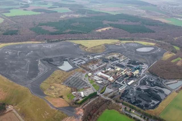 An aerial view of the now closed Thoresby Colliery.