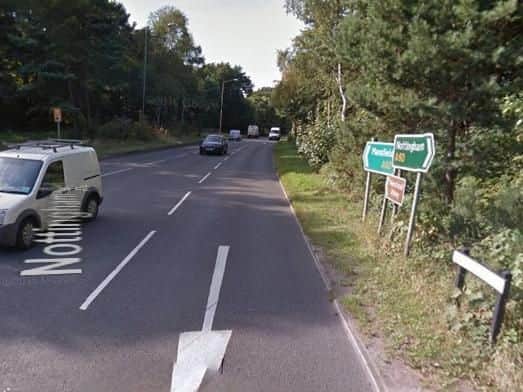A60 Nottingham Rd and Mansfield Rd, Ravenshead