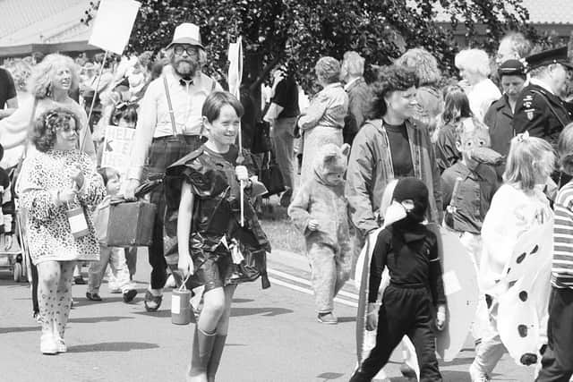 1990: A fantastic look back at the Mansfield Carnival and some interesting costumes. Are you on this picture?